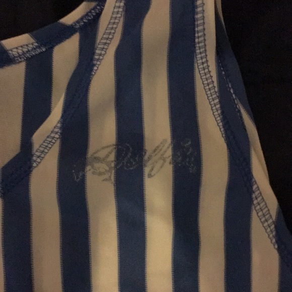 VINTAGE 1980’s Dolfin silky and mesh tank top - Picture 5 of 7